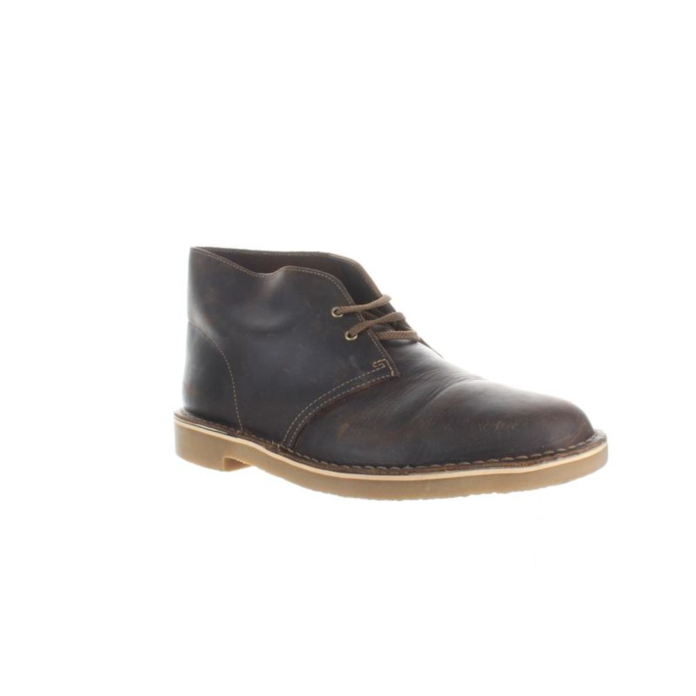Clarks Mens Brown Ankle Boots Size 10 Wide (E, W) - Picture 2 of 4